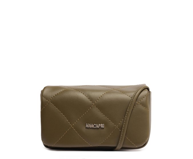 Bolsa Tiracolo Pequena Matelassê Essencial Verde