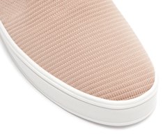 Tênis Slip On Knit Riscado Rosa