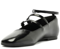 Sapatilha Bailarina Tiras Preta