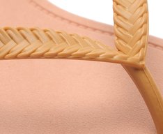 Chinelo De Dedo Palha Injetado Rosa