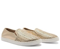 Tênis Slip On Dourado Ana