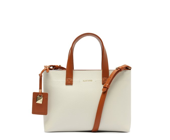Bolsa Tote Média Cadeado Branca