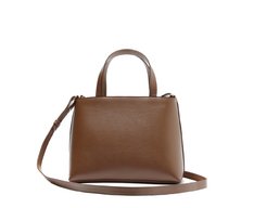 Bolsa Tote Média Com Pouch Marrom