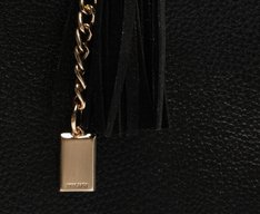Bolsa Shopping Grande Pingente Preta