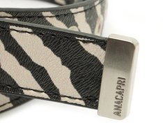 Cinto Fivela Ilhós Animal Print Zebra