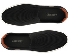 Tênis Slip On Knit Riscado Preto