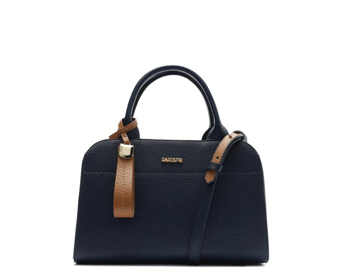 Bolsa Tote Média Estruturada Bag Charm Preta