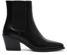 Bota Salto Bloco Chelsea Preta