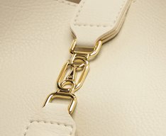 Bolsa Shopping Grande Detalhe Branca
