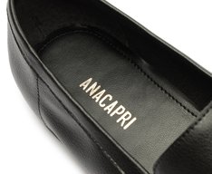 Mocassim Basic Pala Costurada Preto