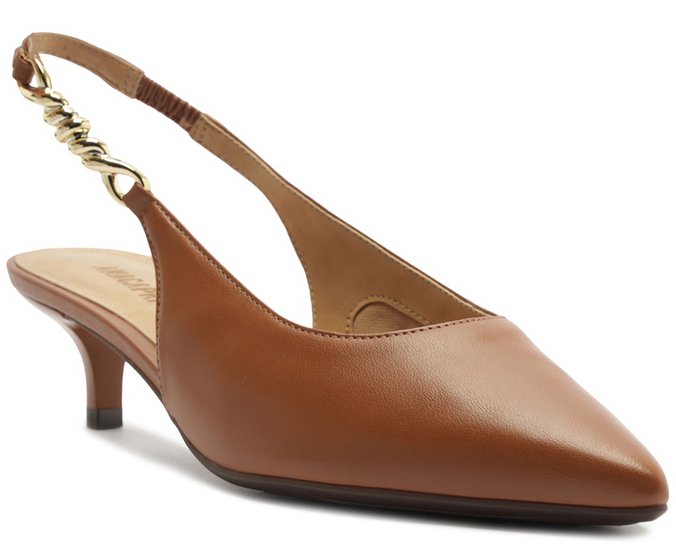 Sandália Scarpin Marrom