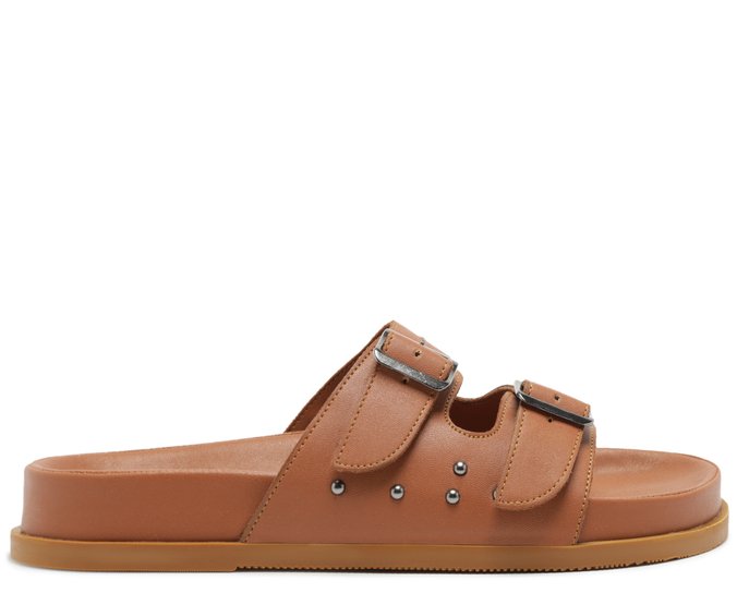 Papete Tachas Rockstar Marrom