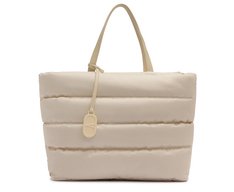 Bolsa Shopping Grande Nylon Fluffy Branca