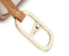 Bolsa Tiracolo Média Cápsula Metal Branca