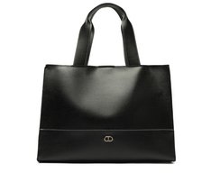 Bolsa Shopping Grande Com Necessaire Preta