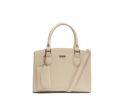 Bolsa Tote Média Essencial Com Pouch Branca