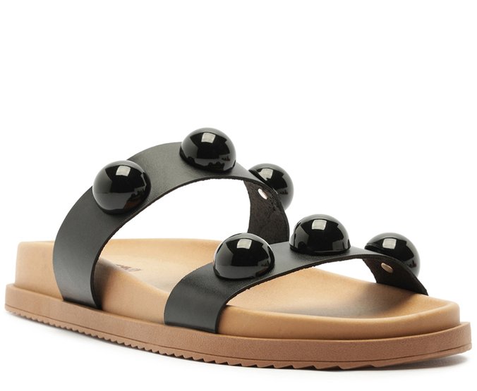 Papete Esferas Couro Preta