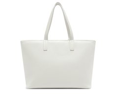 Bolsa Shopping Grande Cordão Entrelaçado Branca