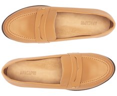 Mocassim Com Pala Aplicação A Bege