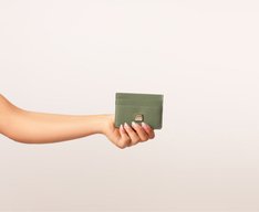 Porta Cartão Pequeno Verde