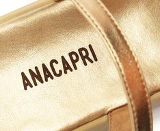 Sandália Plataforma Essencial Dourada