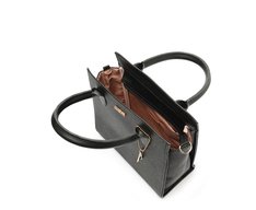 Bolsa Tote Média Pingente Anacapri Preta