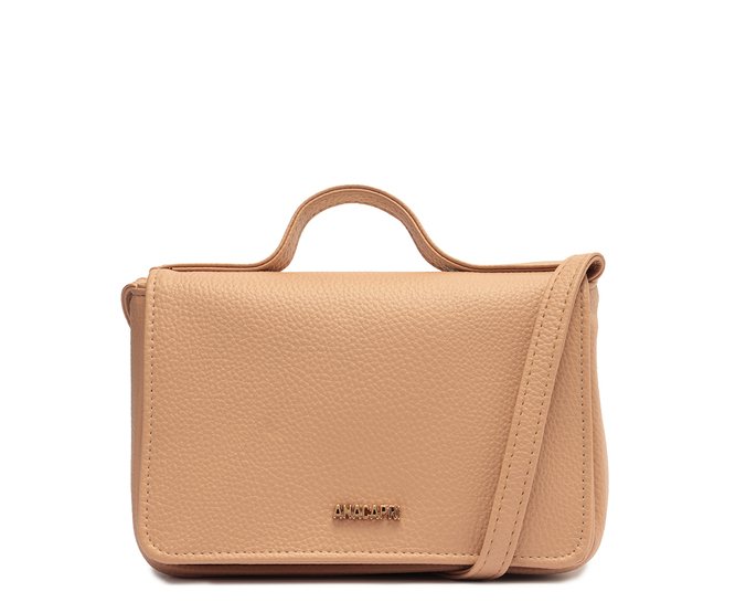 Bolsa Tiracolo Pequena Santangela Bege