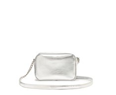 Bolsa Tiracolo Pequena Essencial Prateada