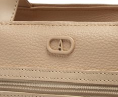 Bolsa Tote Média Bolso Frontal Barbicacho Bege