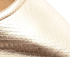 Sapatilha Slingback Carrie Dourada