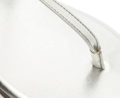 Sandália Slim Monocolor Prata