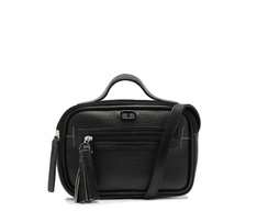 Bolsa Tiracolo Pequena Bolso Frontal Barbicacho Preta