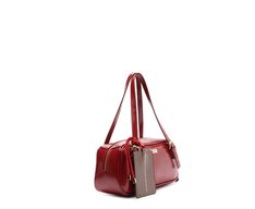 Bolsa Tote Pequena Lisa Vermelha