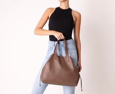 Bolsa Shopping Grande Flotter Marrom