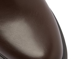 Bota Cano Curto Fivela Marrom Coffee