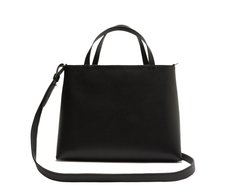 Bolsa Tote Média Corrente Preta