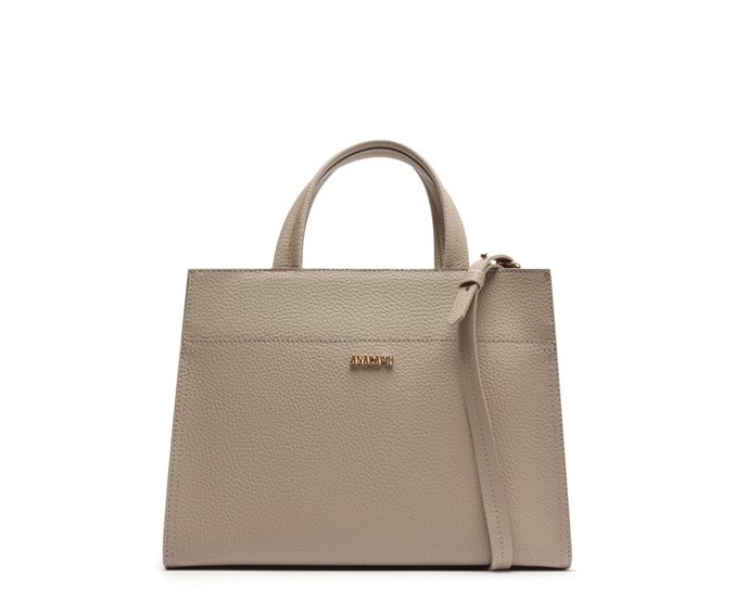 Bolsa Tote Média Work Marrom