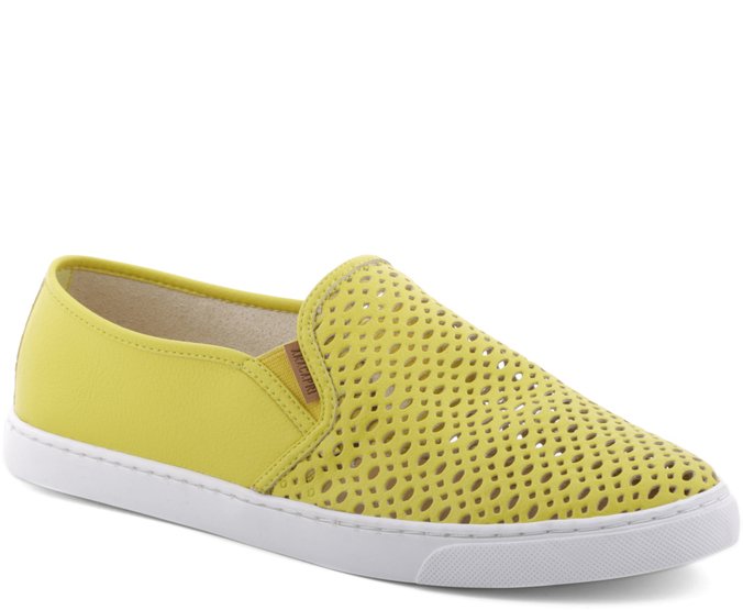 Tênis Slip On Básico Amarelo | Anacapri