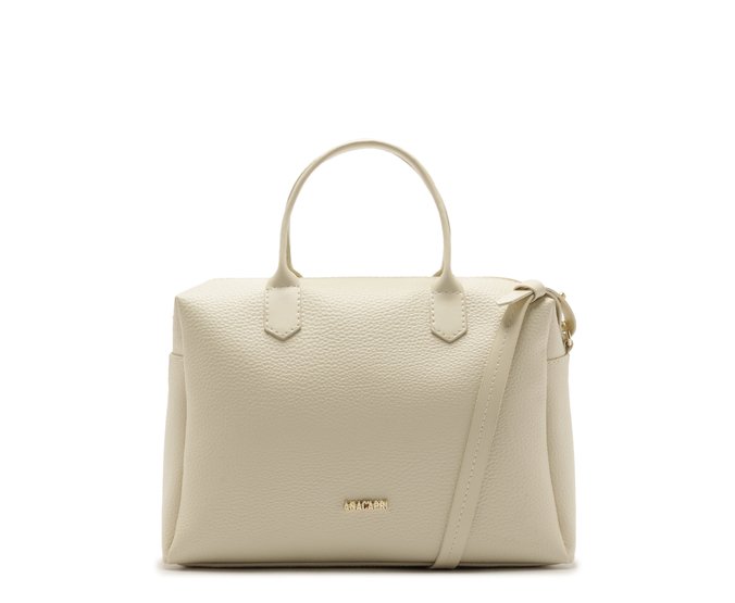 Bolsa Tote Média Arredondada Branca