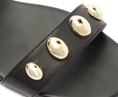 Sandália Maxi Tachas Preta