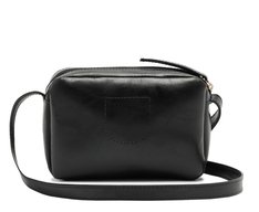 Bolsa Tiracolo Pequena Lenço Decorativo Preta