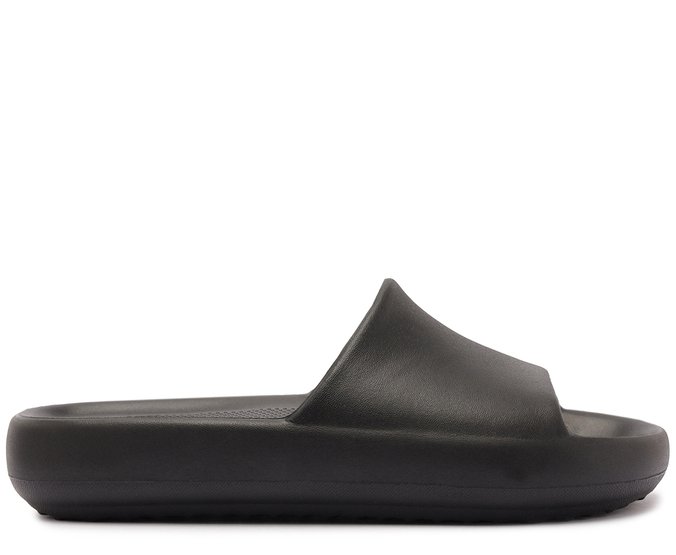 Chinelo Nuvem Liso Preto