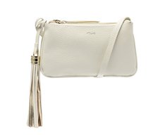 Bolsa Tiracolo Média Tassel Charme Branca