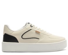 Tênis Sola Alta Mis Spo Branco Detalhe Preto