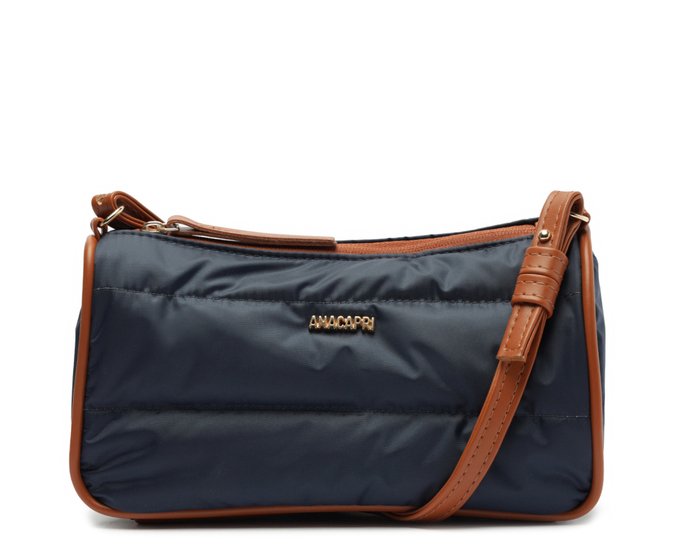 Bolsa Tiracolo Média Azul