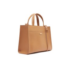 Bolsa Tote Média Work Marrom