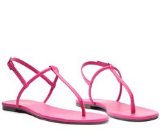Sandália Rasteira Slim Rosa Pink
