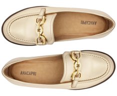 Mocassim Classico Bridão Dourado