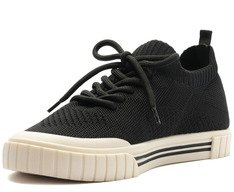 Tênis Knit Texturizado Alê Preto