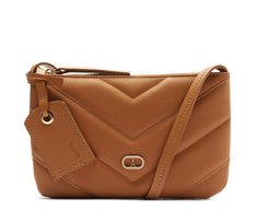 Bolsa Tiracolo Média Matelassê Zig Marrom